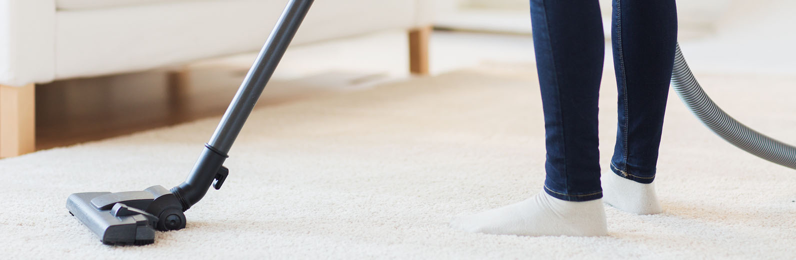 Image of a carpet after professional cleaning